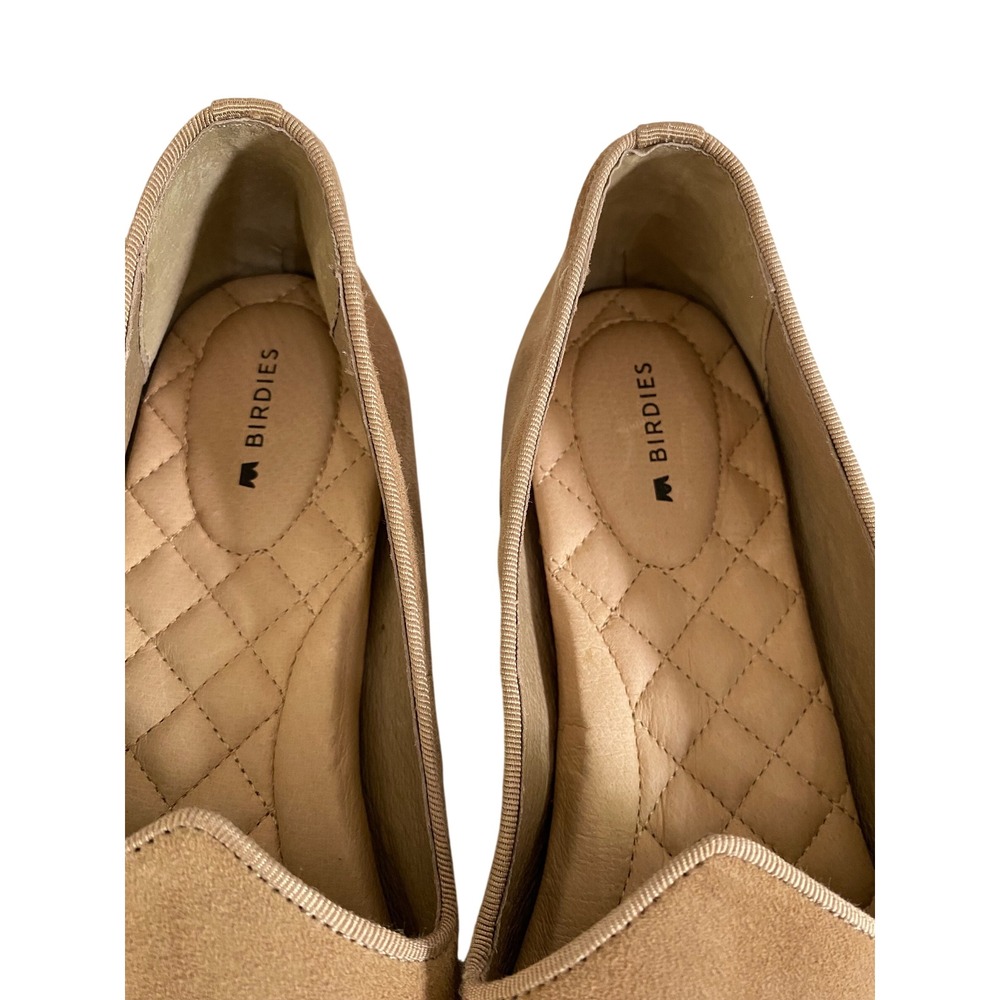 Birdies The Heron Tan Suede Loafer Flats Womens Size 8.5 Comfort Driving Shoes - Picture 5 of 7